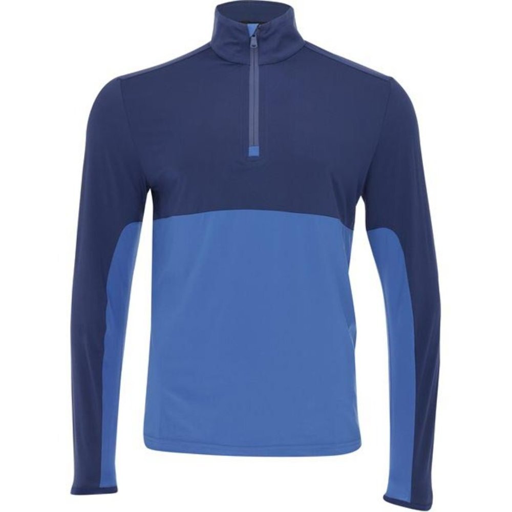 NWT RLX Ralph Lauren Men's Golf Brushed Half Zip ColorBlock Airflow Top Shirt M